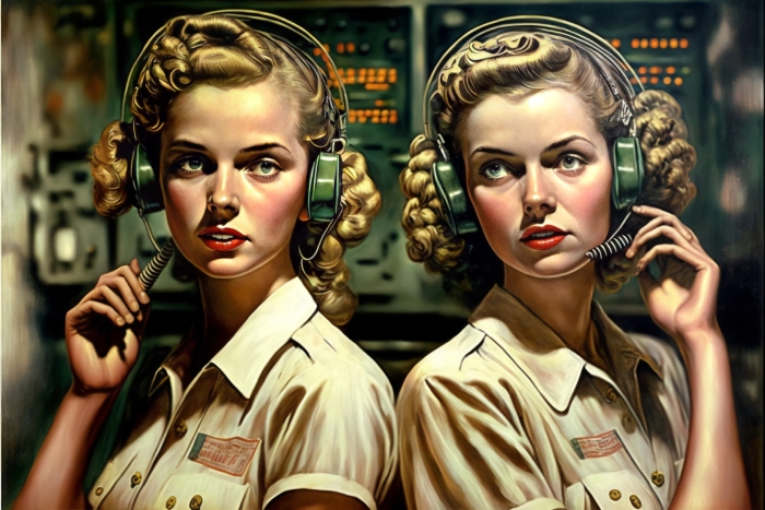 Gemini Twin woman radio technicians